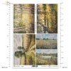 idyllic landscape, field, meadow, birch trees, field flowers, grasses, country road, pond, lake, summer, painting, contemporary artist, idyllische Landschaft, Feld, Wiese, Birken, Bäume, Feldblumen, Gräser